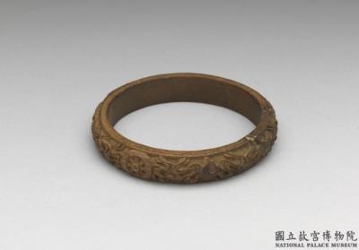 图片[3]-Agarwood bracelet carved with Eight Treasures decoration, Qing dynasty (1644-1911)-China Archive